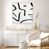 Shop Stark (Square) Canvas Print a painted abstract themed framed canvas wall art print from The Print Emporium artwork collection - Buy Australian made fine art painting style stretched canvas prints for the home and your interior decor space, TPE-DH-322-CA-40X40-NF