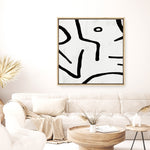 Shop Stark (Square) Canvas Print a painted abstract themed framed canvas wall art print from The Print Emporium artwork collection - Buy Australian made fine art painting style stretched canvas prints for the home and your interior decor space, TPE-DH-322-CA-40X40-NF