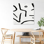 Shop Stark (Square) Canvas Print a painted abstract themed framed canvas wall art print from The Print Emporium artwork collection - Buy Australian made fine art painting style stretched canvas prints for the home and your interior decor space, TPE-DH-322-CA-40X40-NF