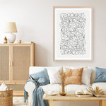 Shop Statement Art Print a painted abstract themed wall art print from The Print Emporium wall artwork collection - Buy Australian made fine art painting style poster and framed prints for the home and your interior decor room, TPE-DH-100-AP