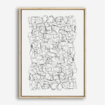 Shop Statement Canvas Print a painted abstract themed framed canvas wall art print from The Print Emporium artwork collection - Buy Australian made fine art painting style stretched canvas prints for the home and your interior decor space, TPE-DH-100-CA-35X46-NF