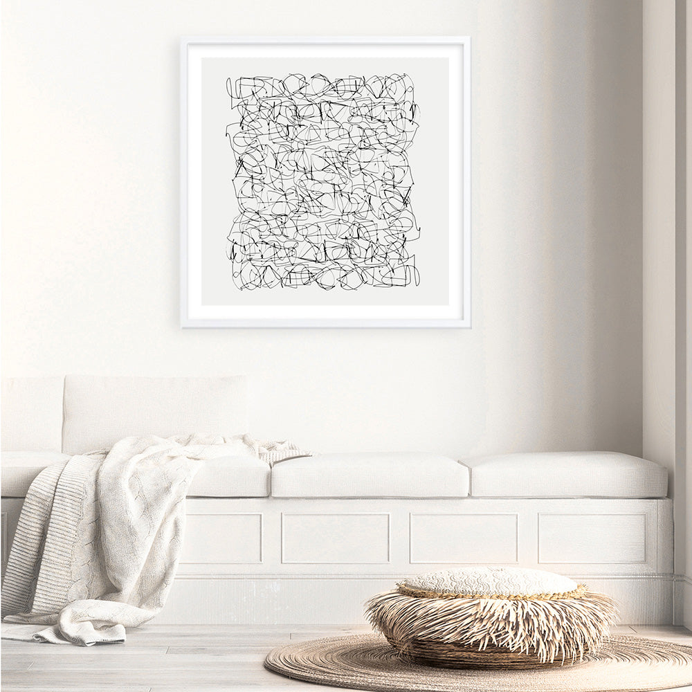 Shop Statement (Square) Art Print a painted abstract themed wall art print from The Print Emporium wall artwork collection - Buy Australian made fine art painting style poster and framed prints for the home and your interior decor room, TPE-DH-323-AP