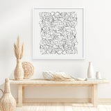 Shop Statement (Square) Art Print a painted abstract themed wall art print from The Print Emporium wall artwork collection - Buy Australian made fine art painting style poster and framed prints for the home and your interior decor room, TPE-DH-323-AP