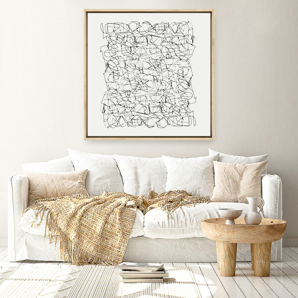 Shop Statement (Square) Canvas Print a painted abstract themed framed canvas wall art print from The Print Emporium artwork collection - Buy Australian made fine art painting style stretched canvas prints for the home and your interior decor space, TPE-DH-323-CA-40X40-NF