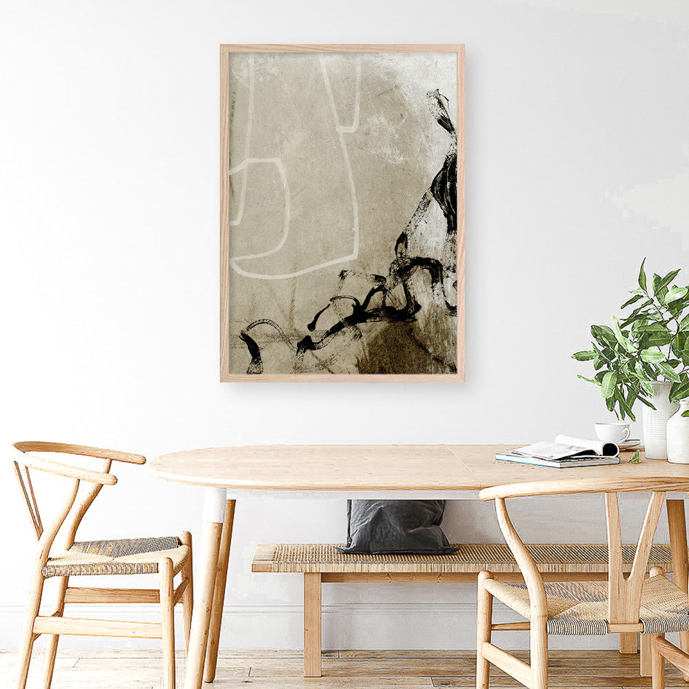 Shop Step Closer Art Print a painted abstract themed wall art print from The Print Emporium wall artwork collection - Buy Australian made fine art painting style poster and framed prints for the home and your interior decor room, TPE-DH-101-AP