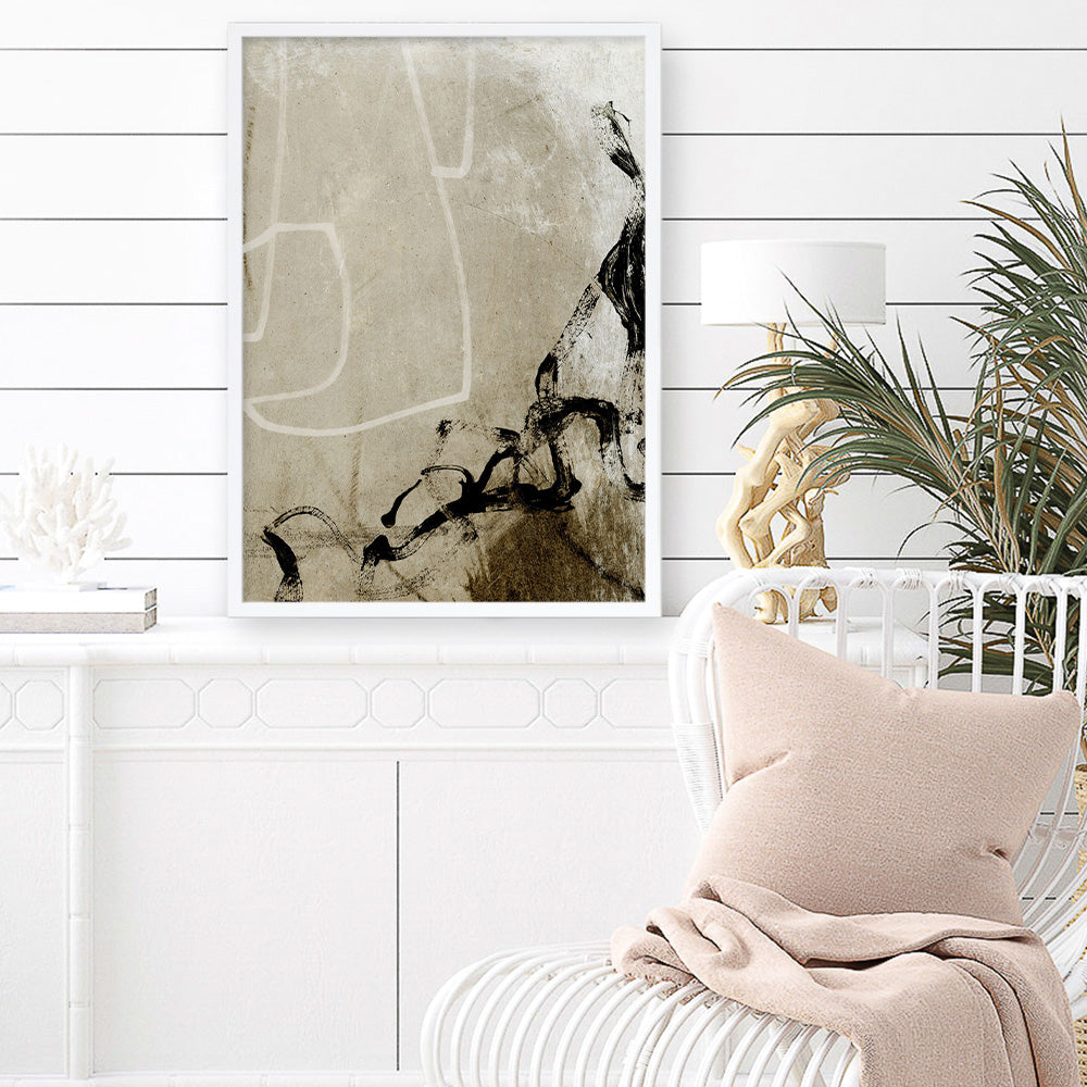 Shop Step Closer Art Print a painted abstract themed wall art print from The Print Emporium wall artwork collection - Buy Australian made fine art painting style poster and framed prints for the home and your interior decor room, TPE-DH-101-AP