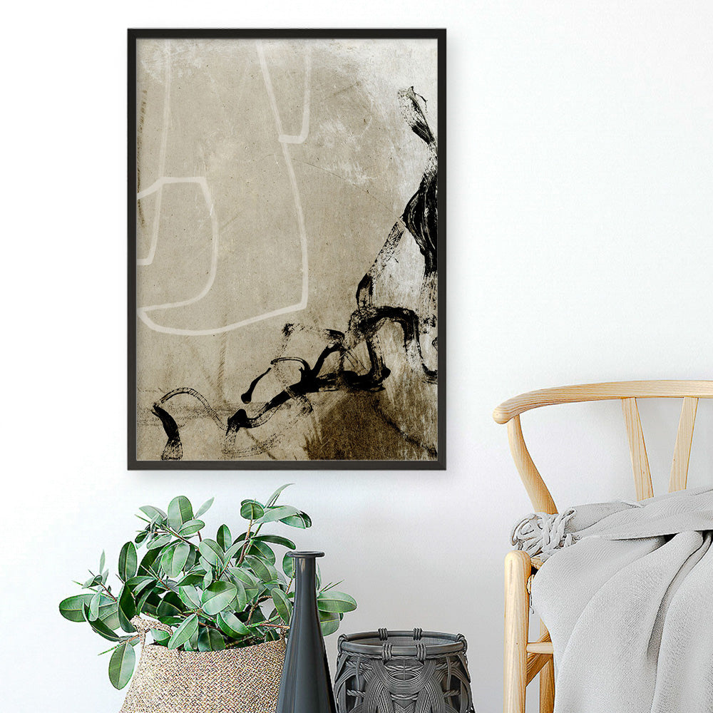 Shop Step Closer Art Print a painted abstract themed wall art print from The Print Emporium wall artwork collection - Buy Australian made fine art painting style poster and framed prints for the home and your interior decor room, TPE-DH-101-AP