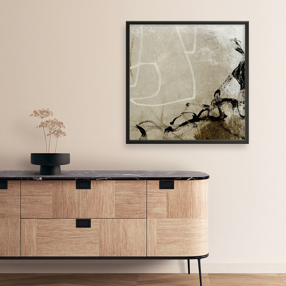 Shop Step Closer (Square) Art Print a painted abstract themed wall art print from The Print Emporium wall artwork collection - Buy Australian made fine art painting style poster and framed prints for the home and your interior decor room, TPE-DH-324-AP