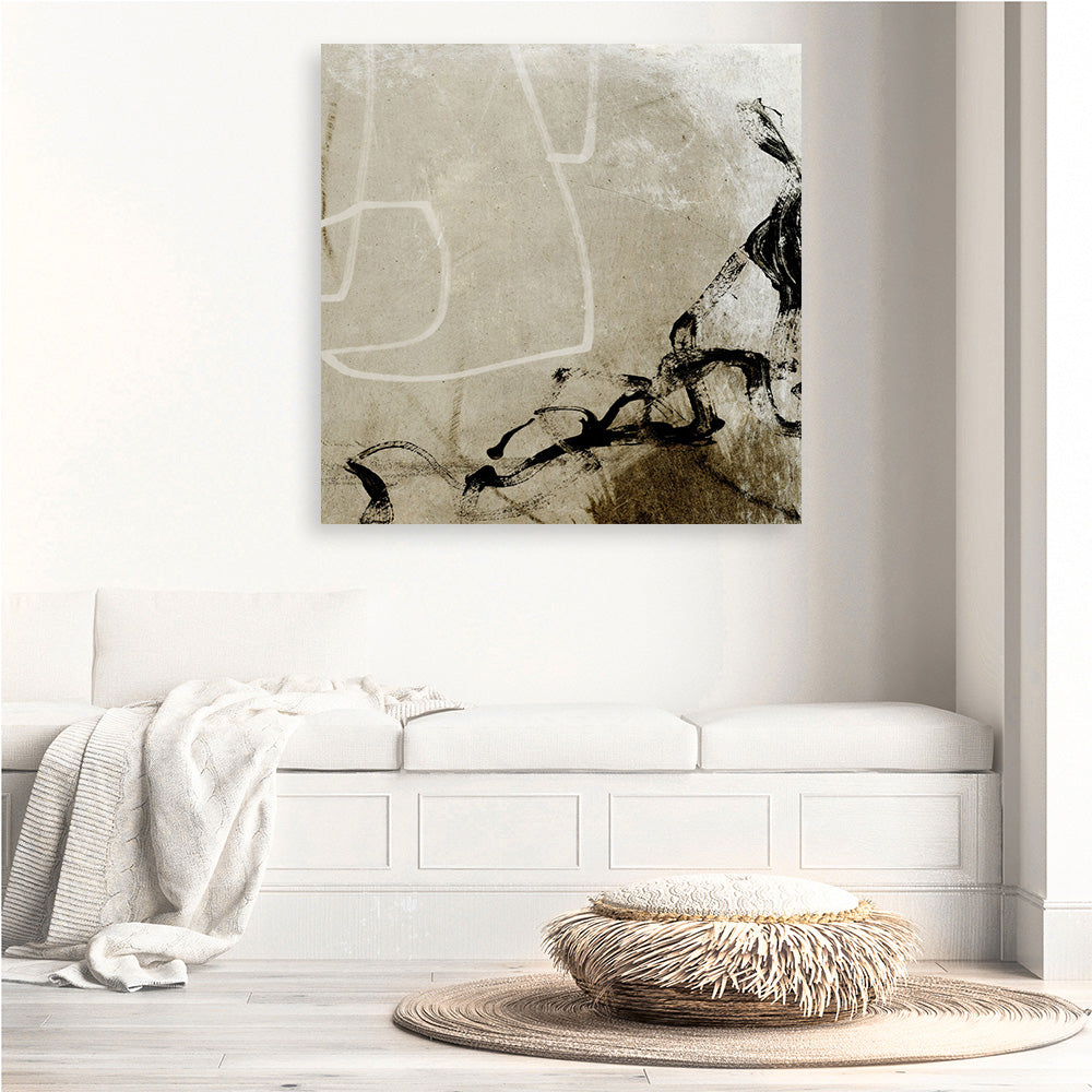 Shop Step Closer (Square) Canvas Print a painted abstract themed framed canvas wall art print from The Print Emporium artwork collection - Buy Australian made fine art painting style stretched canvas prints for the home and your interior decor space, TPE-DH-324-CA-40X40-NF