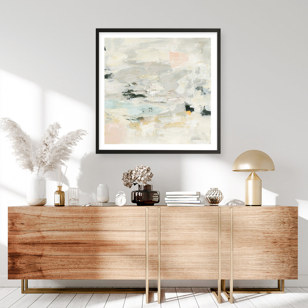 Shop Steps on Stones II Boho (Square) Art Print a painted abstract themed wall art print from The Print Emporium wall artwork collection - Buy Australian made fine art painting style poster and framed prints for the home and your interior decor room, TPE-WA-67877-AP
