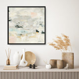 Shop Steps on Stones II Boho (Square) Canvas Print a painted abstract themed framed canvas wall art print from The Print Emporium artwork collection - Buy Australian made fine art painting style stretched canvas prints for the home and your interior decor space, TPE-WA-67877-CA-40X40-NF