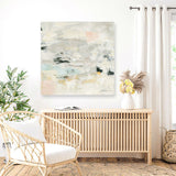 Shop Steps on Stones II Boho (Square) Canvas Print a painted abstract themed framed canvas wall art print from The Print Emporium artwork collection - Buy Australian made fine art painting style stretched canvas prints for the home and your interior decor space, TPE-WA-67877-CA-40X40-NF