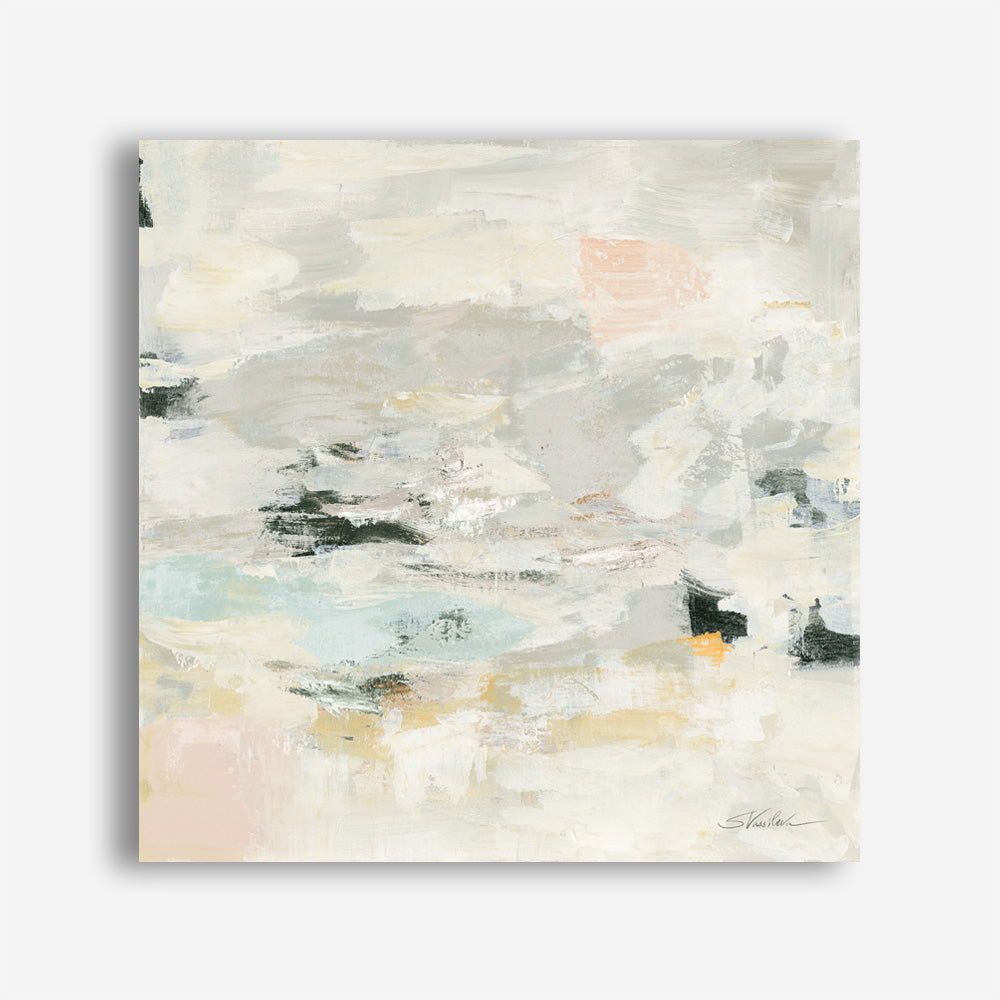 Shop Steps on Stones II Boho (Square) Canvas Print a painted abstract themed framed canvas wall art print from The Print Emporium artwork collection - Buy Australian made fine art painting style stretched canvas prints for the home and your interior decor space, TPE-WA-67877-CA-40X40-NF