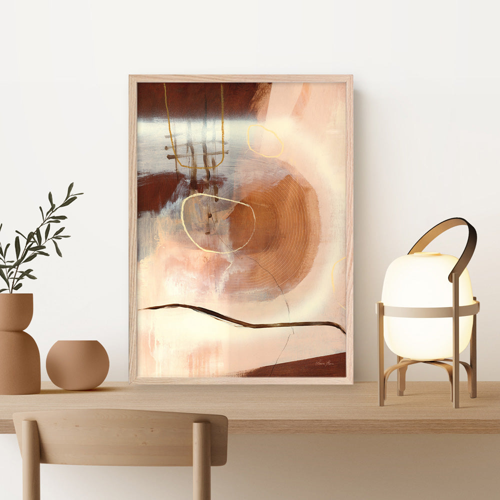 Shop Sticks and Stones Art Print a painted abstract themed wall art print from The Print Emporium wall artwork collection - Buy Australian made fine art painting style poster and framed prints for the home and your interior decor room, TPE-WA-73345-AP