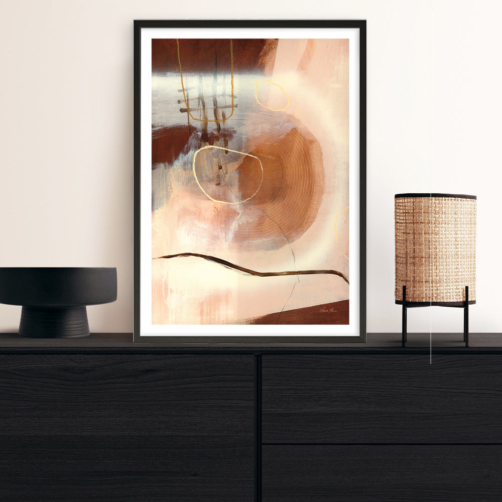 Shop Sticks and Stones Art Print a painted abstract themed wall art print from The Print Emporium wall artwork collection - Buy Australian made fine art painting style poster and framed prints for the home and your interior decor room, TPE-WA-73345-AP