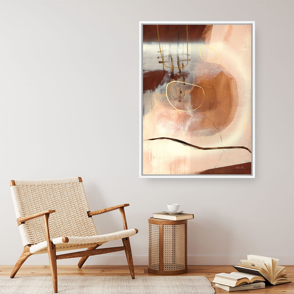 Shop Sticks and Stones Canvas Print a painted abstract themed framed canvas wall art print from The Print Emporium artwork collection - Buy Australian made fine art painting style stretched canvas prints for the home and your interior decor space, TPE-WA-73345-CA-35X46-NF