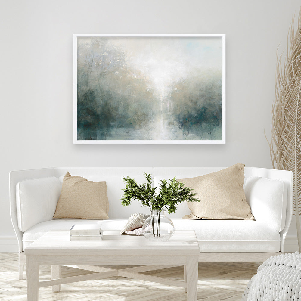 Shop Still Morning Art Print a painted abstract themed wall art print from The Print Emporium wall artwork collection - Buy Australian made fine art painting style poster and framed prints for the home and your interior decor room, TPE-WA-73246-AP