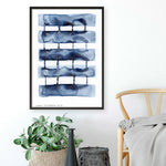 Shop Stitched Together I Art Print a painted abstract themed wall art print from The Print Emporium wall artwork collection - Buy Australian made fine art painting style poster and framed prints for the home and your interior decor room, TPE-PC-NA061-AP