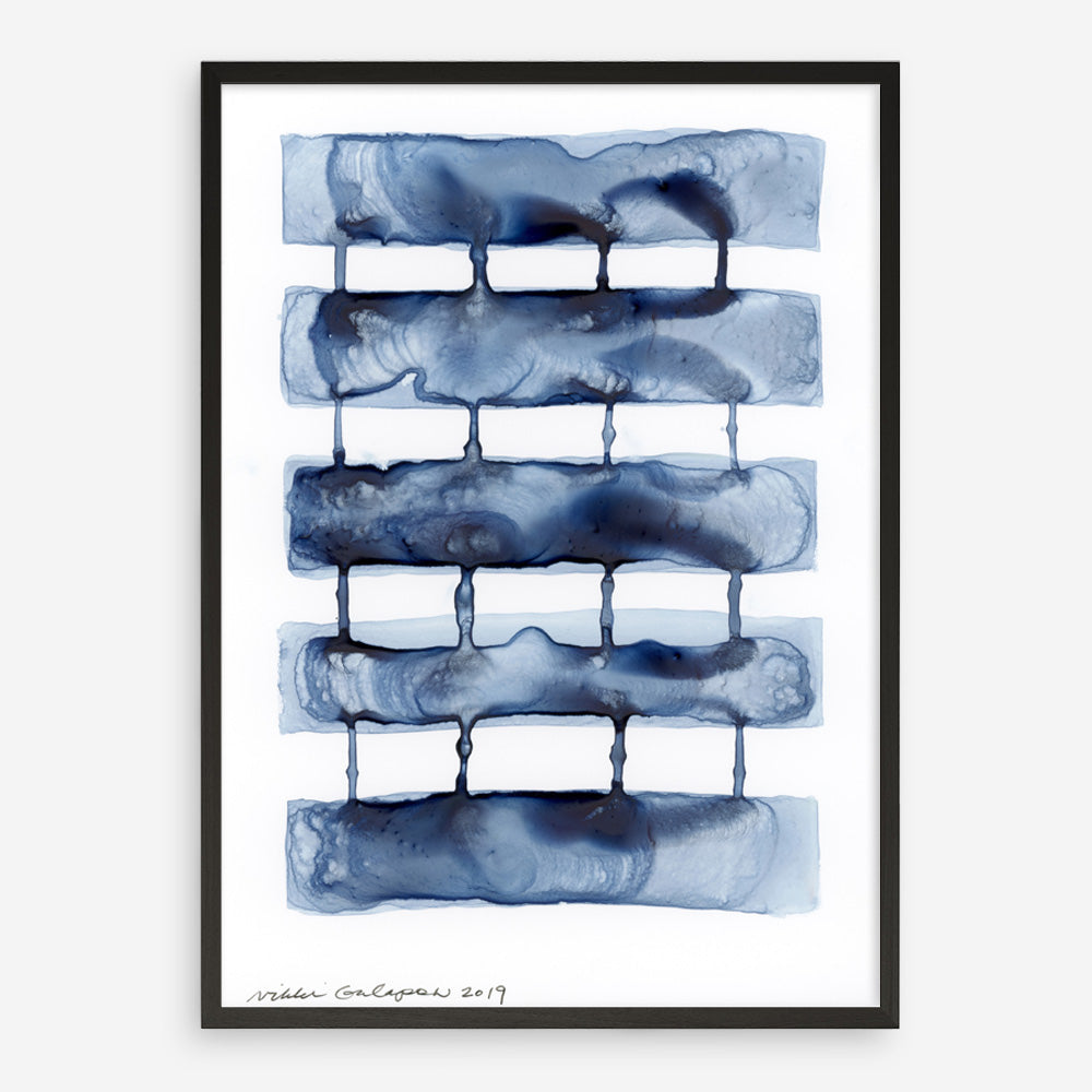 Shop Stitched Together I Art Print a painted abstract themed wall art print from The Print Emporium wall artwork collection - Buy Australian made fine art painting style poster and framed prints for the home and your interior decor room, TPE-PC-NA061-AP