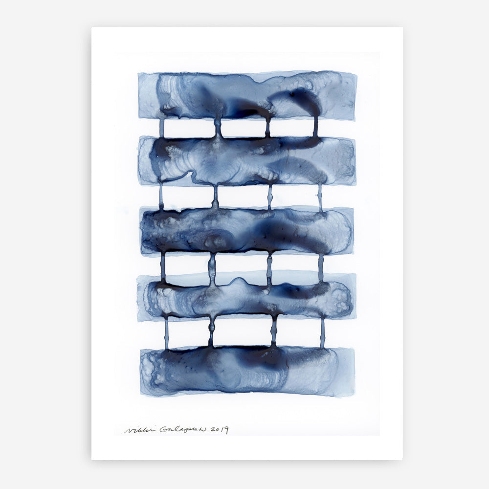 Shop Stitched Together I Art Print a painted abstract themed wall art print from The Print Emporium wall artwork collection - Buy Australian made fine art painting style poster and framed prints for the home and your interior decor room, TPE-PC-NA061-AP