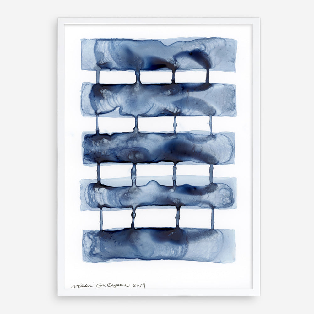 Shop Stitched Together I Art Print a painted abstract themed wall art print from The Print Emporium wall artwork collection - Buy Australian made fine art painting style poster and framed prints for the home and your interior decor room, TPE-PC-NA061-AP