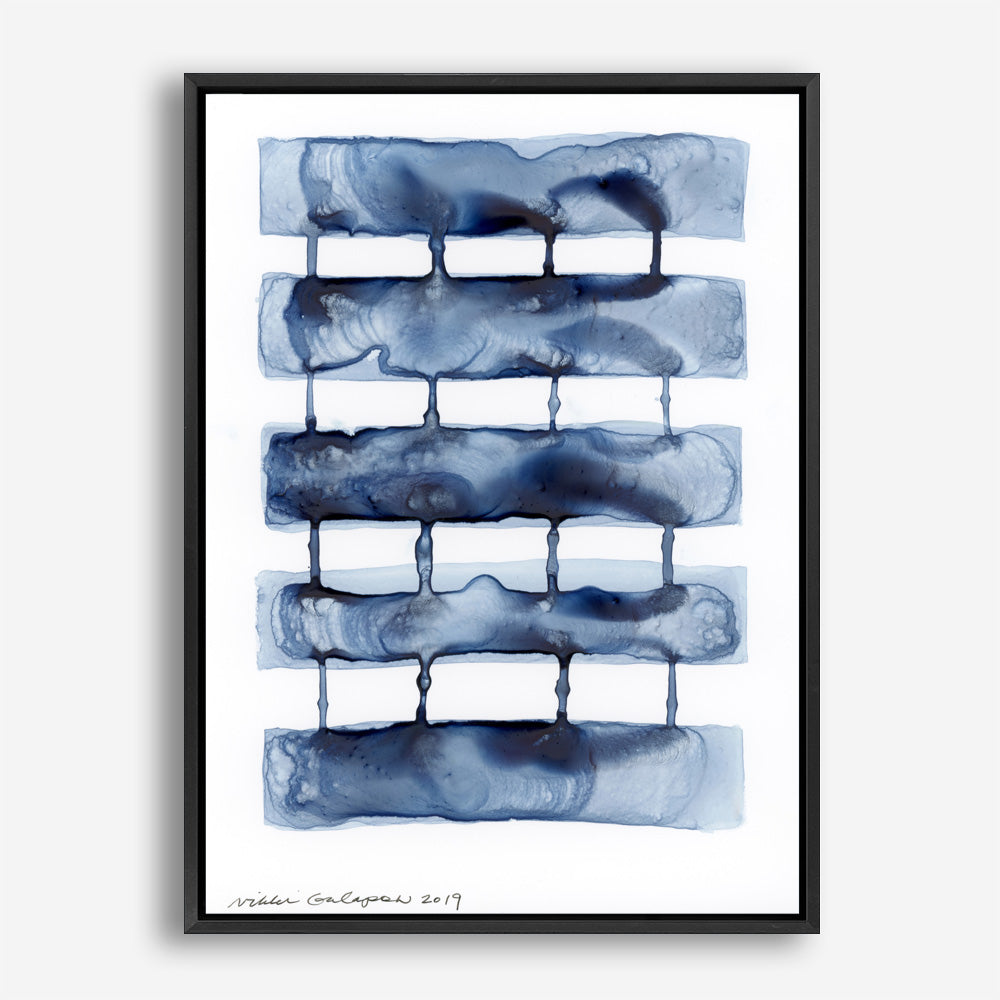 Shop Stitched Together I Canvas Print a painted abstract themed framed canvas wall art print from The Print Emporium artwork collection - Buy Australian made fine art painting style stretched canvas prints for the home and your interior decor space, TPE-PC-NA061-CA-35X46-NF