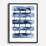 Shop Stitched Together I Canvas Print a painted abstract themed framed canvas wall art print from The Print Emporium artwork collection - Buy Australian made fine art painting style stretched canvas prints for the home and your interior decor space, TPE-PC-NA061-CA-35X46-NF