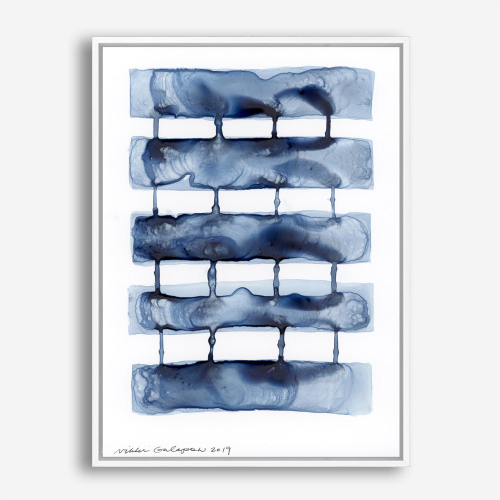 Shop Stitched Together I Canvas Print a painted abstract themed framed canvas wall art print from The Print Emporium artwork collection - Buy Australian made fine art painting style stretched canvas prints for the home and your interior decor space, TPE-PC-NA061-CA-35X46-NF