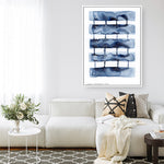 Shop Stitched Together I Canvas Print a painted abstract themed framed canvas wall art print from The Print Emporium artwork collection - Buy Australian made fine art painting style stretched canvas prints for the home and your interior decor space, TPE-PC-NA061-CA-35X46-NF