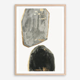 Shop Stones I Art Print a painted abstract themed wall art print from The Print Emporium wall artwork collection - Buy Australian made fine art painting style poster and framed prints for the home and your interior decor room, TPE-PC-RF441-AP