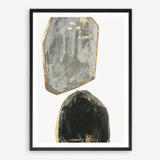 Shop Stones I Art Print a painted abstract themed wall art print from The Print Emporium wall artwork collection - Buy Australian made fine art painting style poster and framed prints for the home and your interior decor room, TPE-PC-RF441-AP
