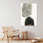 Shop Stones I Canvas Print a painted abstract themed framed canvas wall art print from The Print Emporium artwork collection - Buy Australian made fine art painting style stretched canvas prints for the home and your interior decor space, TPE-PC-RF441-CA-35X46-NF