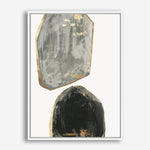 Shop Stones I Canvas Print a painted abstract themed framed canvas wall art print from The Print Emporium artwork collection - Buy Australian made fine art painting style stretched canvas prints for the home and your interior decor space, TPE-PC-RF441-CA-35X46-NF