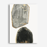 Shop Stones I Canvas Print a painted abstract themed framed canvas wall art print from The Print Emporium artwork collection - Buy Australian made fine art painting style stretched canvas prints for the home and your interior decor space, TPE-PC-RF441-CA-35X46-NF