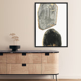 Shop Stones I Canvas Print a painted abstract themed framed canvas wall art print from The Print Emporium artwork collection - Buy Australian made fine art painting style stretched canvas prints for the home and your interior decor space, TPE-PC-RF441-CA-35X46-NF