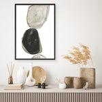 Shop Stones II Art Print a painted abstract themed wall art print from The Print Emporium wall artwork collection - Buy Australian made fine art painting style poster and framed prints for the home and your interior decor room, TPE-PC-RF442-AP