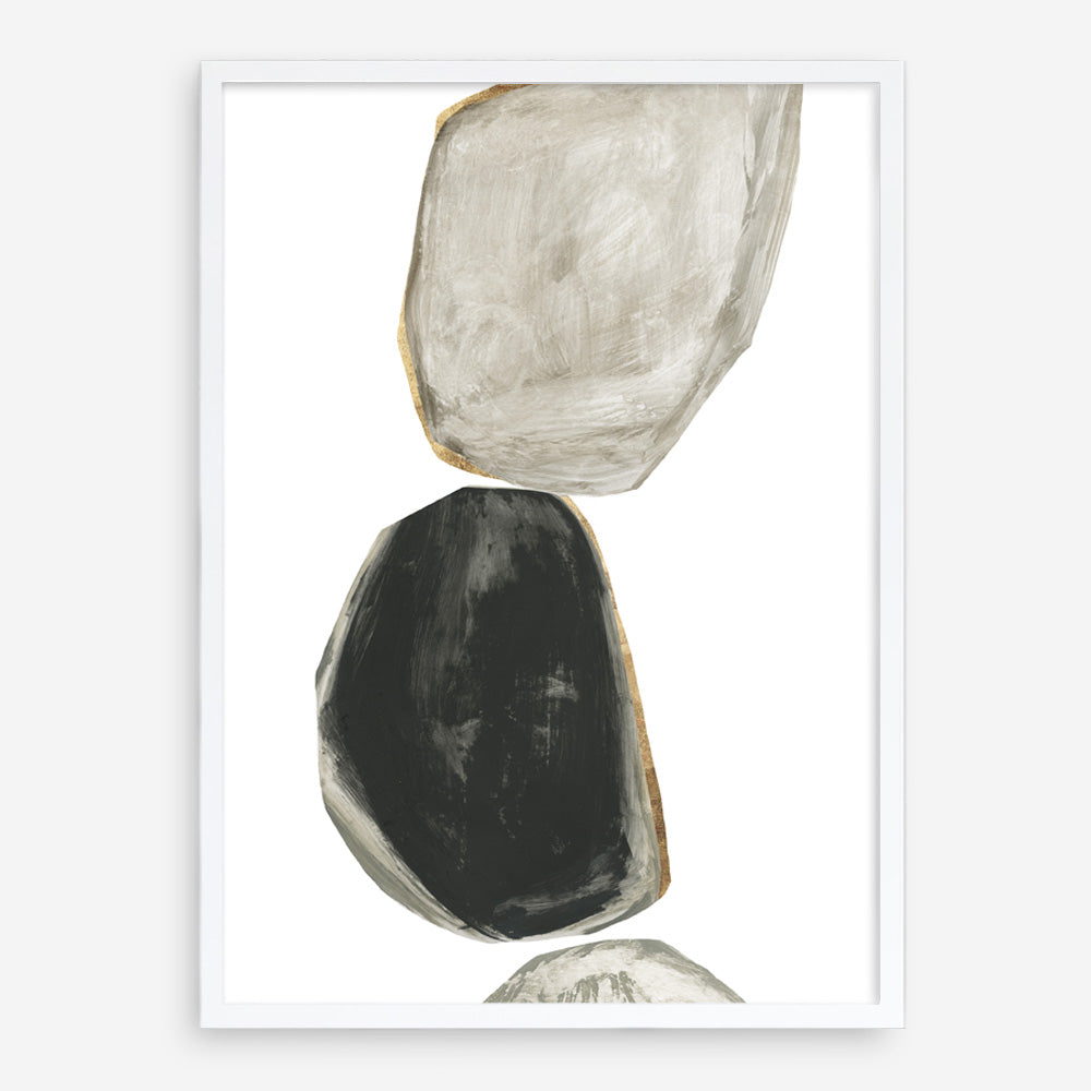 Shop Stones II Art Print a painted abstract themed wall art print from The Print Emporium wall artwork collection - Buy Australian made fine art painting style poster and framed prints for the home and your interior decor room, TPE-PC-RF442-AP