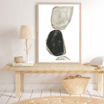 Shop Stones II Art Print a painted abstract themed wall art print from The Print Emporium wall artwork collection - Buy Australian made fine art painting style poster and framed prints for the home and your interior decor room, TPE-PC-RF442-AP