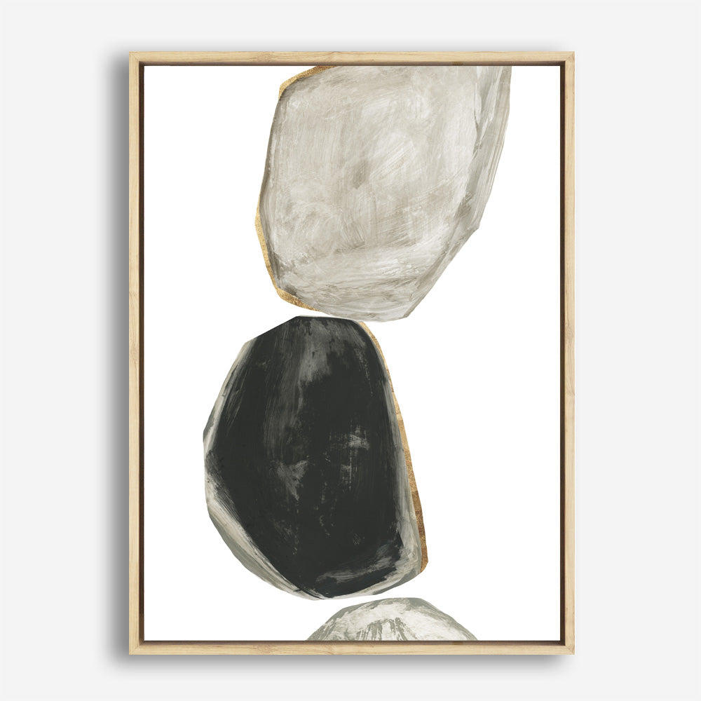 Shop Stones II Canvas Print a painted abstract themed framed canvas wall art print from The Print Emporium artwork collection - Buy Australian made fine art painting style stretched canvas prints for the home and your interior decor space, TPE-PC-RF442-CA-35X46-NF