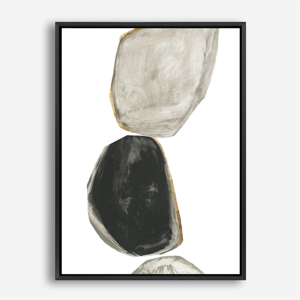 Shop Stones II Canvas Print a painted abstract themed framed canvas wall art print from The Print Emporium artwork collection - Buy Australian made fine art painting style stretched canvas prints for the home and your interior decor space, TPE-PC-RF442-CA-35X46-NF