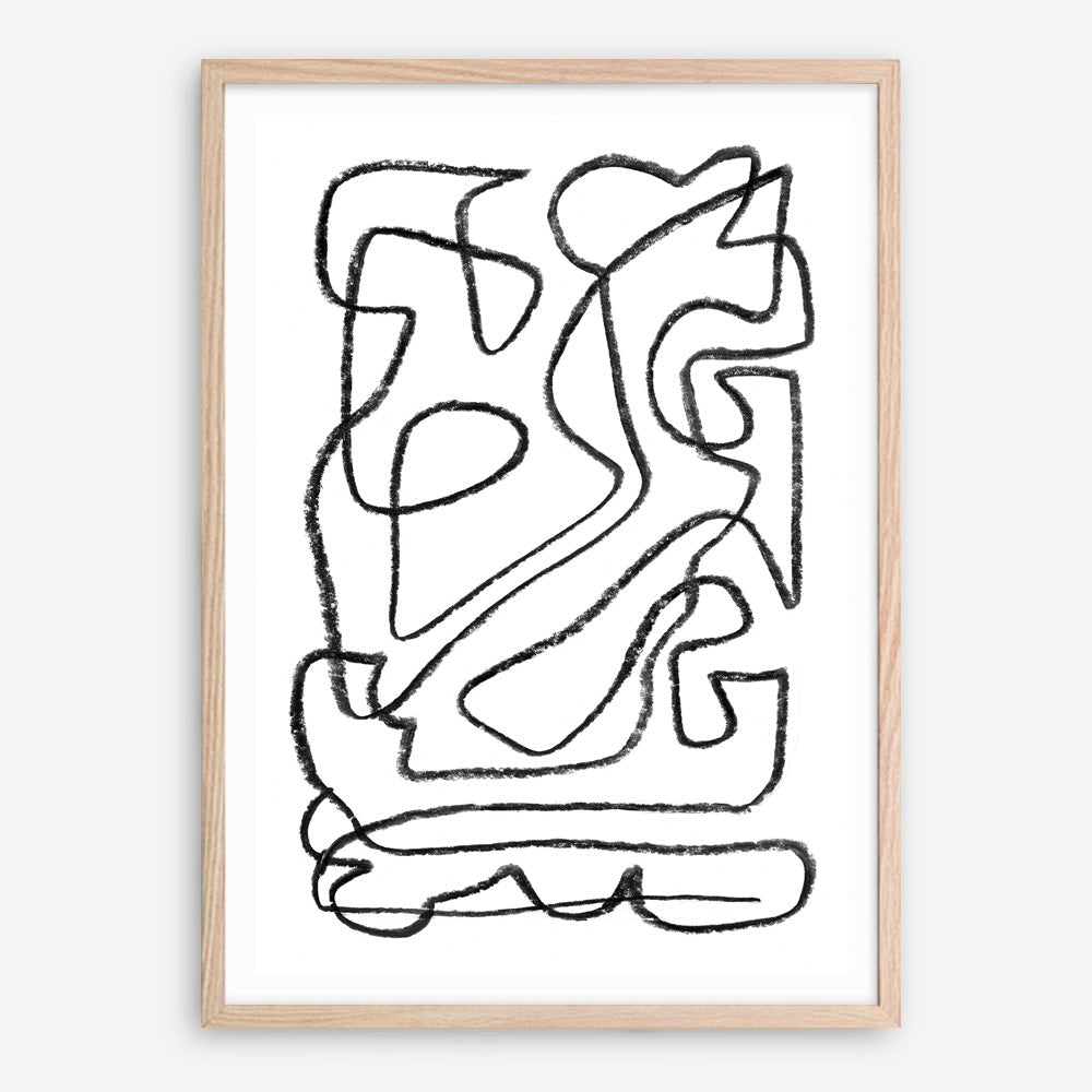 Shop Story Art Print a painted abstract themed wall art print from The Print Emporium wall artwork collection - Buy Australian made fine art painting style poster and framed prints for the home and your interior decor room, TPE-DH-102-AP