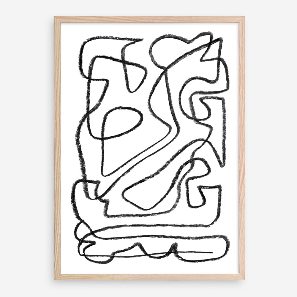 Shop Story Art Print a painted abstract themed wall art print from The Print Emporium wall artwork collection - Buy Australian made fine art painting style poster and framed prints for the home and your interior decor room, TPE-DH-102-AP