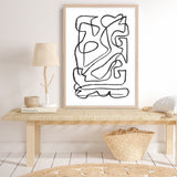 Shop Story Art Print a painted abstract themed wall art print from The Print Emporium wall artwork collection - Buy Australian made fine art painting style poster and framed prints for the home and your interior decor room, TPE-DH-102-AP