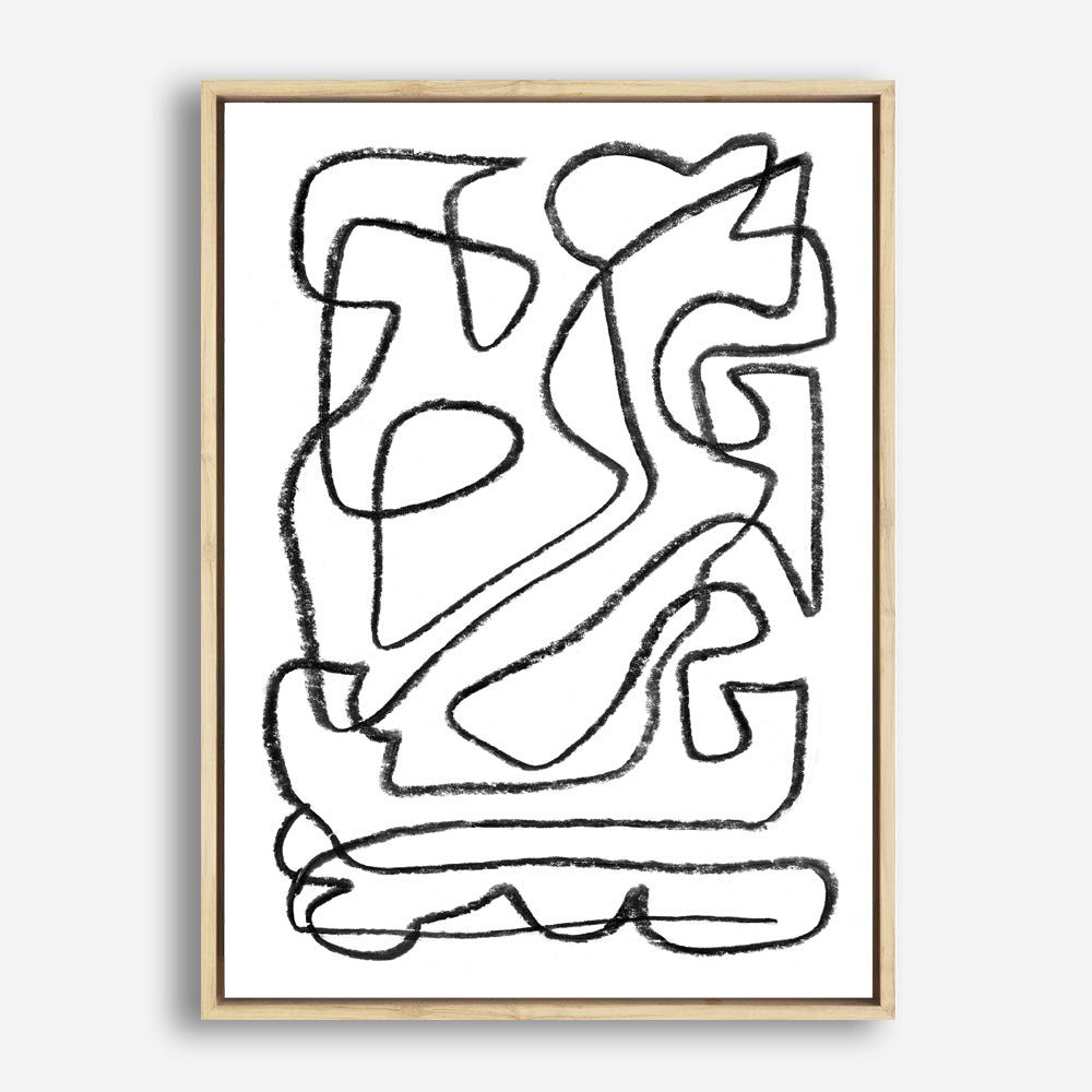 Shop Story Canvas Print a painted abstract themed framed canvas wall art print from The Print Emporium artwork collection - Buy Australian made fine art painting style stretched canvas prints for the home and your interior decor space, TPE-DH-102-CA-35X46-NF