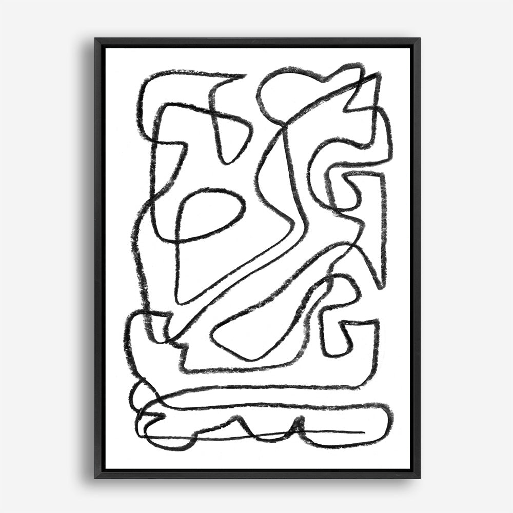 Shop Story Canvas Print a painted abstract themed framed canvas wall art print from The Print Emporium artwork collection - Buy Australian made fine art painting style stretched canvas prints for the home and your interior decor space, TPE-DH-102-CA-35X46-NF