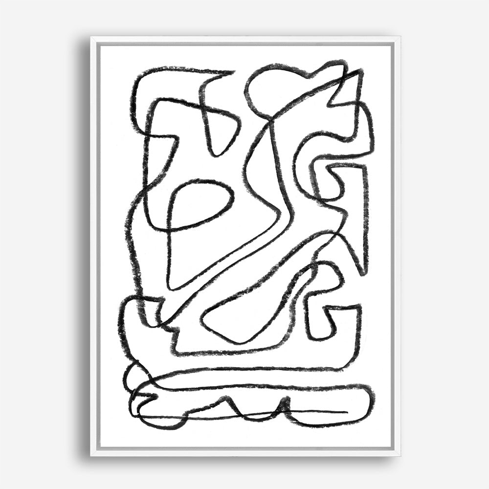 Shop Story Canvas Print a painted abstract themed framed canvas wall art print from The Print Emporium artwork collection - Buy Australian made fine art painting style stretched canvas prints for the home and your interior decor space, TPE-DH-102-CA-35X46-NF