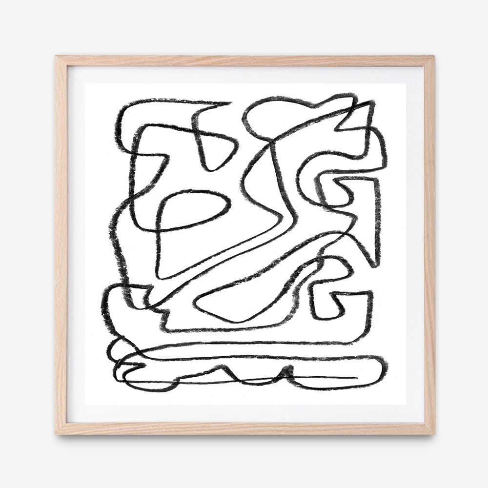 Shop Story (Square) Art Print a painted abstract themed wall art print from The Print Emporium wall artwork collection - Buy Australian made fine art painting style poster and framed prints for the home and your interior decor room, TPE-DH-325-AP