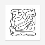 Shop Story (Square) Art Print a painted abstract themed wall art print from The Print Emporium wall artwork collection - Buy Australian made fine art painting style poster and framed prints for the home and your interior decor room, TPE-DH-325-AP