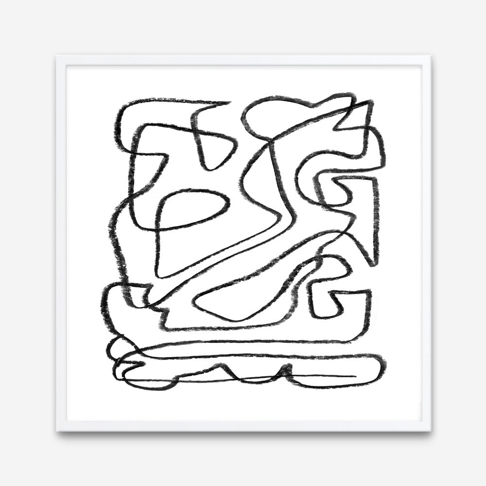 Shop Story (Square) Art Print a painted abstract themed wall art print from The Print Emporium wall artwork collection - Buy Australian made fine art painting style poster and framed prints for the home and your interior decor room, TPE-DH-325-AP