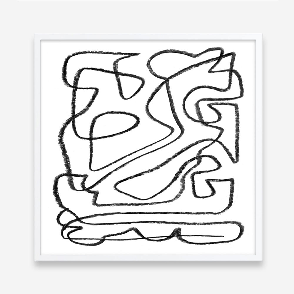 Shop Story (Square) Art Print a painted abstract themed wall art print from The Print Emporium wall artwork collection - Buy Australian made fine art painting style poster and framed prints for the home and your interior decor room, TPE-DH-325-AP